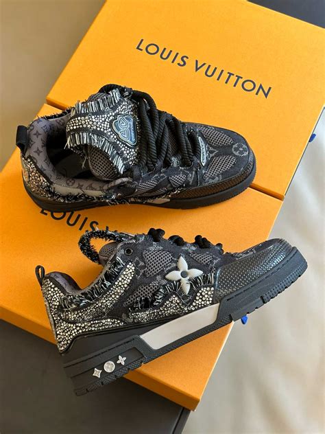 louis vuitton swarovski shoes